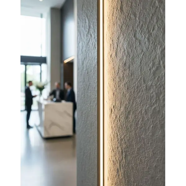 PANEL ΕΥΚΑΜΠΤΗΣ ΠΕΤΡΑΣ 108010 ROUGH GRANITE 60/1200mm PURE WHITE