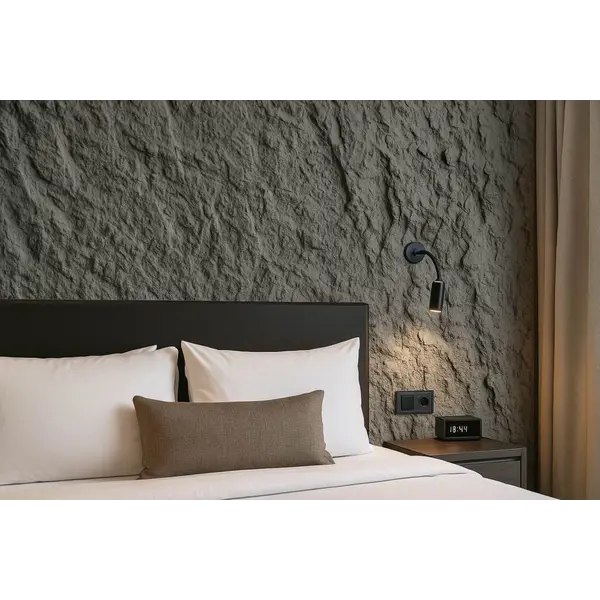 PANEL ΕΥΚΑΜΠΤΗΣ ΠΕΤΡΑΣ 108050 ROUGH GRANITE 60/1200mm MEDIUM GREY