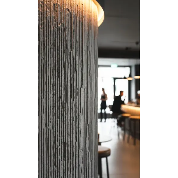 PANEL ΕΥΚΑΜΠΤΗΣ ΠΕΤΡΑΣ 111040 MURETTO STONE 60/1200mm LIGHT GREY