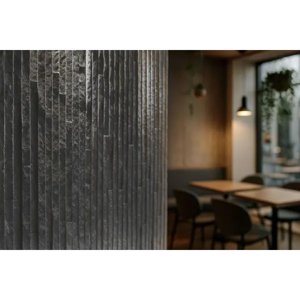 PANEL ΕΥΚΑΜΠΤΗΣ ΠΕΤΡΑΣ 111050 MURETTO STONE 60/1200mm MEDIUM GREY