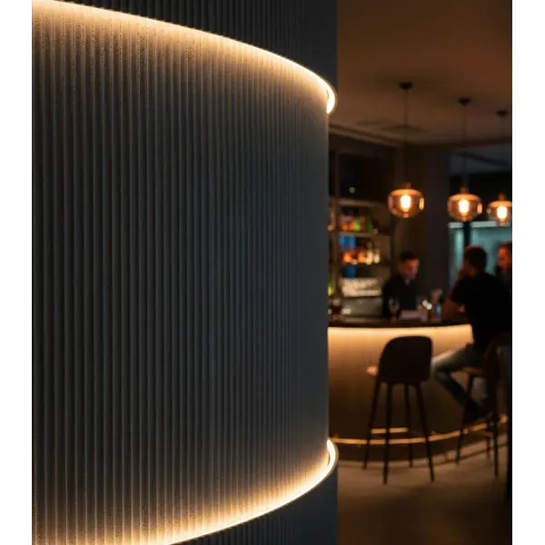 PANEL ΕΥΚΑΜΠΤΗΣ ΠΕΤΡΑΣ 113050 RIPPLE BOARD 60/1200mm MEDIUM GREY