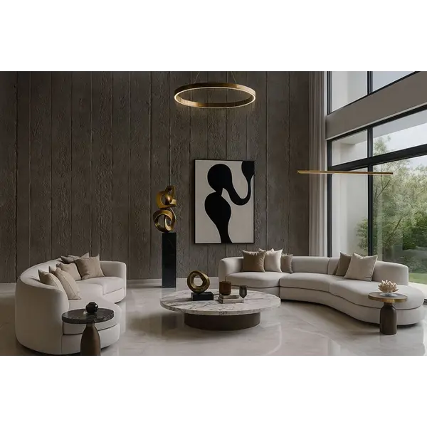 PANEL ΕΥΚΑΜΠΤΗΣ ΠΕΤΡΑΣ 117050  CONCRETE BOARD 60/1200mm MEDIUM GREY