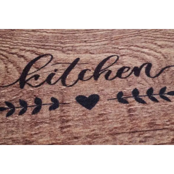 Ταπέτο Κουζίνας Cook & Wash 100 Kitchen Wood Brown 50x150εκ.