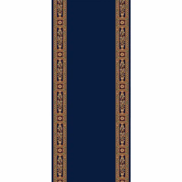 Εκκλησιαστικός διάδρομος με μπορντούρα μπλε