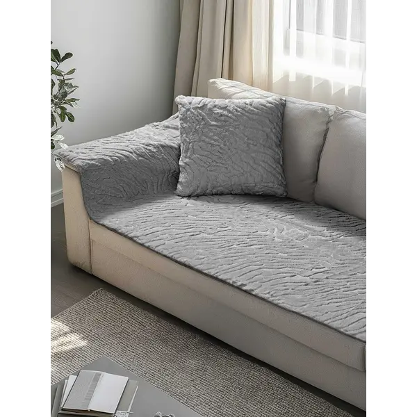 Μεμονωμένο γούνινo κάλυμμα SERANI GREY 