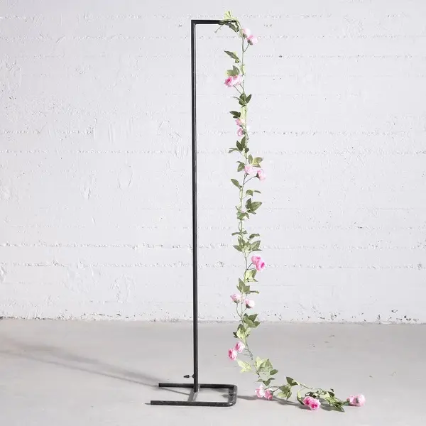 Supergreens Τεχνητή Γιρλάντα Τριαντάφυλλο Σομόν 210 εκ.