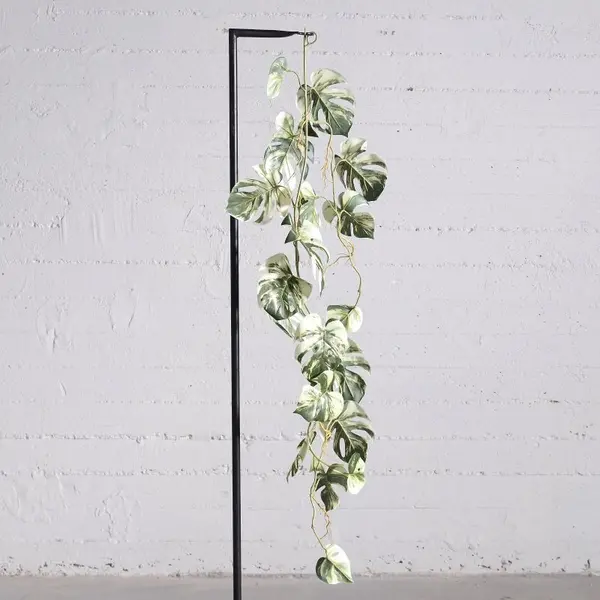 Supergreens Tεχνητή Γιρλάντα Μονστέρα Albo Variegata 120 εκ.