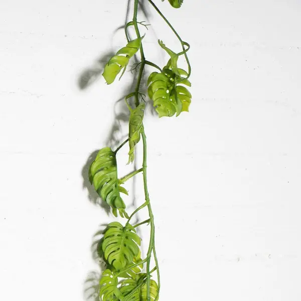 Supergreens Τεχνητή Γιρλάντα Μονστέρα "Adansonii" Πράσινη 124 εκ.