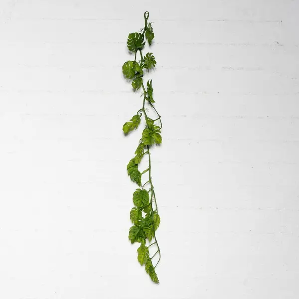 Supergreens Τεχνητή Γιρλάντα Μονστέρα "Adansonii" Πράσινη 124 εκ.