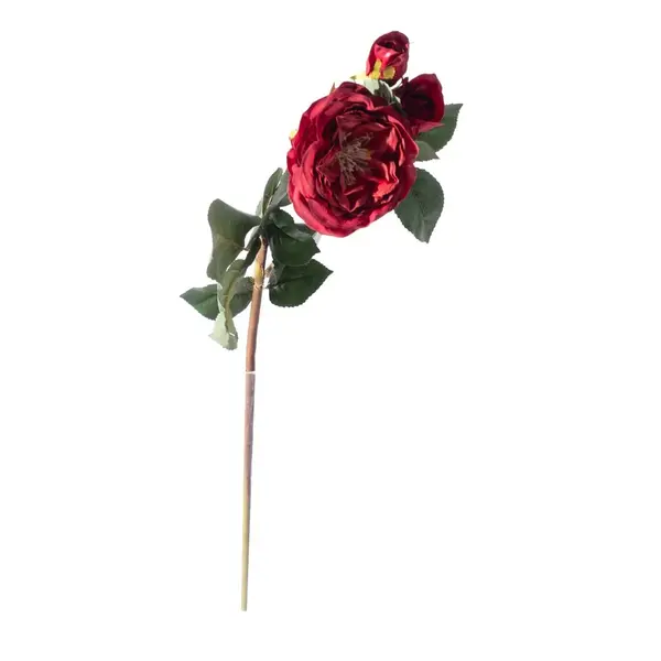 Supergreens Τεχνητό Κλωνάρι Τριαντάφυλλο Κόκκινο 61 εκ.