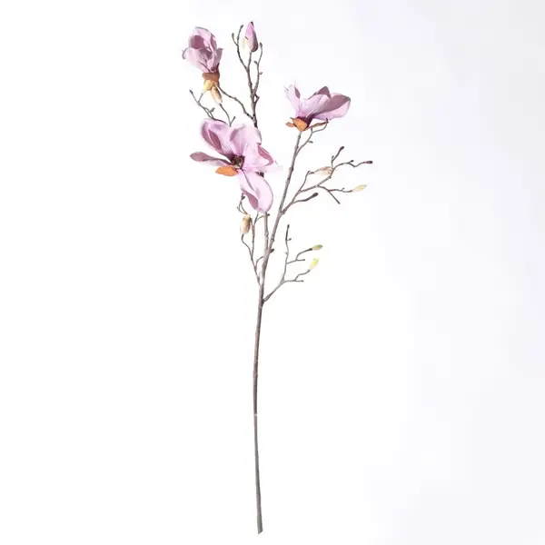 Supergreens Τεχνητό Κλωνάρι Μανόλια Μωβ 104 εκ.