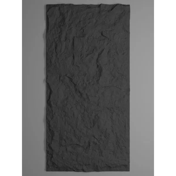 Τεχνητος Τοιχος PU Stone "Obsidian" Μαυρος 120x60x3 cm