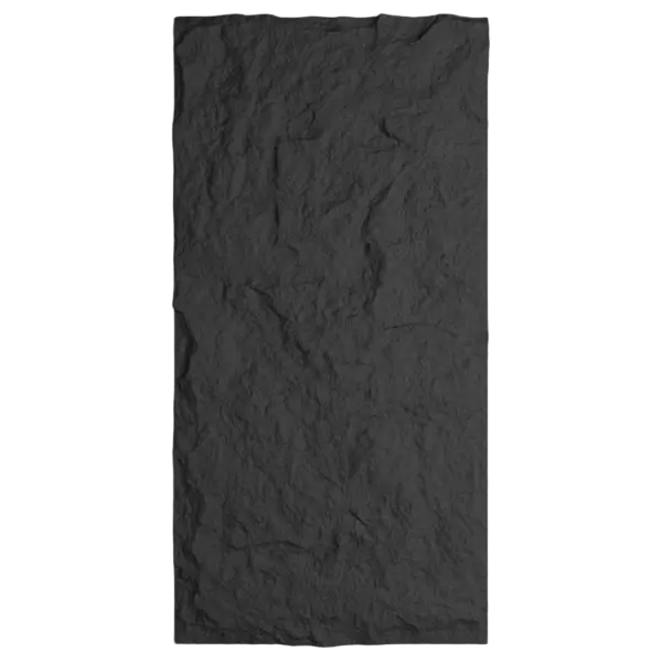 Τεχνητος Τοιχος PU Stone "Obsidian" Μαυρος 120x60x3 cm