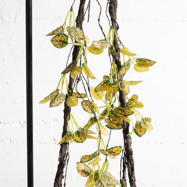 Supergreens Τεχνητή Γιρλάντα Πόλκα Κίτρινη 300 εκ.