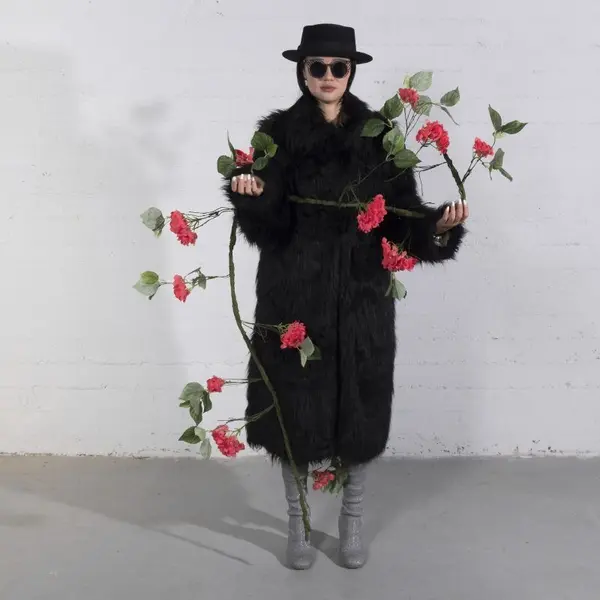 Supergreens Τεχνητή Γιρλάντα Τριαντάφυλλο Garden Κόκκινη 240 εκ.