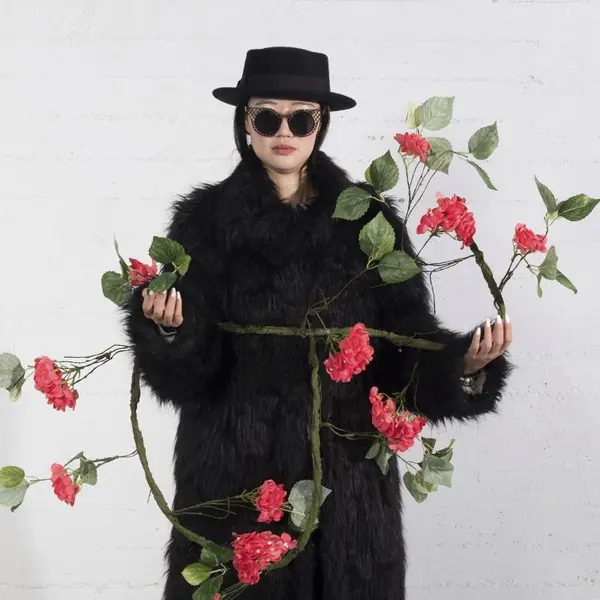 Supergreens Τεχνητή Γιρλάντα Τριαντάφυλλο Garden Κόκκινη 240 εκ.