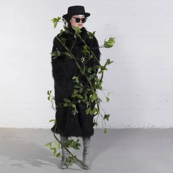 Supergreens Τεχνητή Γιρλάντα Φίκος Ginseng Πράσινη 240 εκ.