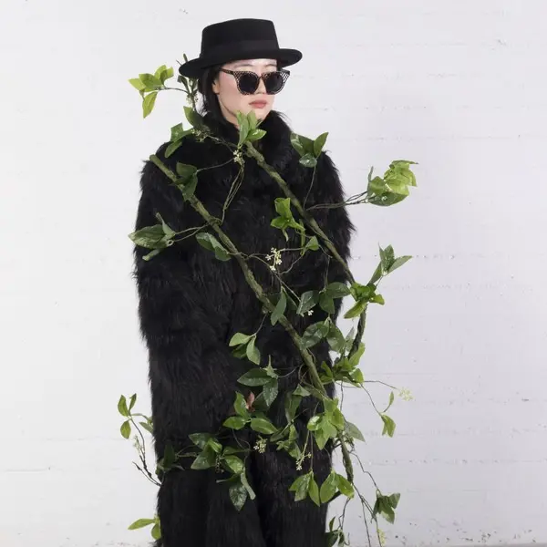 Supergreens Τεχνητή Γιρλάντα Φίκος Ginseng Πράσινη 240 εκ.