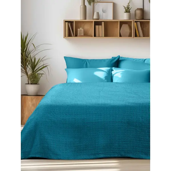 Κουβέρτα Πικέ PIKONA PETROL