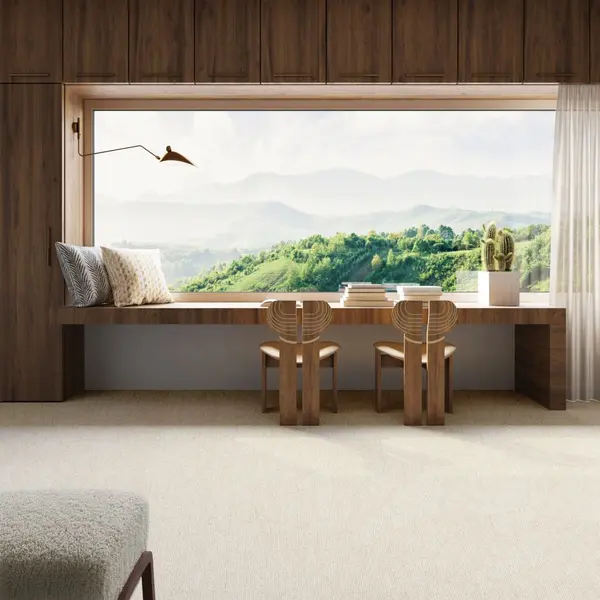 Μοκέτα wool look Sarno 04 White Grey