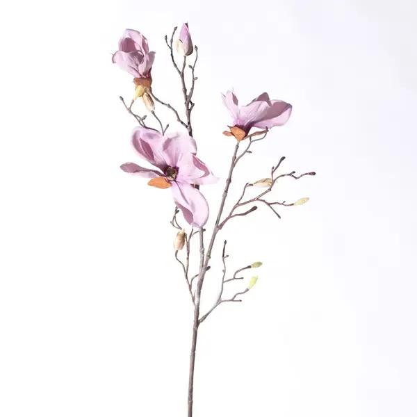 Supergreens Τεχνητό Κλωνάρι Μανόλια Μωβ 104 εκ.