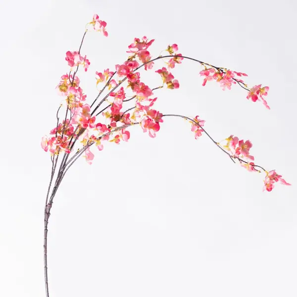 Supergreens Τεχνητό Κλωνάρι Ροδακινιά Φουξια 105 εκ.