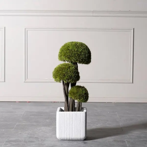 Supergreens UV Τεχνητό Δέντρο Μπονσάι Moss ''Mushroom'' Τριπλό Πράσινο 70 εκ.