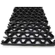 Αντιλιοσθητικό δάπεδο 8mm PVC Zig Zag Black Φάρδος 1,20m