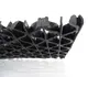Αντιλιοσθητικό δάπεδο 8mm PVC Zig Zag Black Φάρδος 1,20m