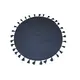 Χαλί Βαμβακερό Matera Dark Blue Round