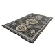 Βαμβακερό χαλί Ecokilim 3018  Black Grey