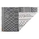 Βαμβακερό κιλίμι Aria Art-Kilim ARIA 22301 DARK GREY