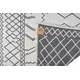 Βαμβακερό κιλίμι Aria Art-Kilim ARIA 22301 DARK GREY