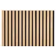 Acoustic MDF Wall Panels με 3D πηχάκια 102302 Golden Natural