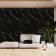 PVC WALL PANEL  2.8/1220/2800mm  CARRARA BLACK 204