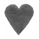 Παιδικό Χαλί DARK GREY SHADE HEART 