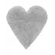 Παιδικό Χαλί LIGHT GREY SHADE HEART 