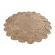 Στρόγγυλο Ψάθινο χαλί Utah Special Natural - Grey