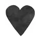 Παδικό Χαλί FEATHERY BLACK HEART 