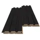 MDF PANEL ΜΕ 3D ΠΗΧΑΚΙΑ 505090 BEAT ST 16/119/2750mm BLACK