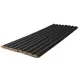 MDF PANEL ME 3D ΠΗΧΑΚΙΑ 805090 WAVE ST 16/119/2750mm BLACK EDITION