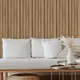 MDF PANEL ΜΕ 3D ΠΗΧΑΚΙΑ 808090 WAVE ST 16/119/2750mm PECAN