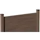 Άνω WPC Σανίδα Περίφραξης Dune 150mmx1730mm Brown