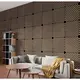 Acoustic Panel Wall Diagonal Chocolate 102581 60x60cm
