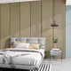 Acoustic MDF Wall Panels με 3D πηχάκια Acoustic Diagonal Natural-26wv