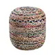 Κάθισμα Πουφ Jute Pouf Chindi 40x40x40