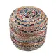 Κάθισμα Πουφ Jute Pouf Chindi 40x40x40