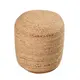 Κάθισμα Πουφ Jute Pouf Natural 40x40x40 με φερμουάρ