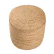 Κάθισμα Πουφ Jute Pouf Natural 40x40x40 με φερμουάρ
