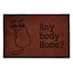 Ποδόμακτρο Ambiance  970 Cat Anybody Home 50cm x 75cm